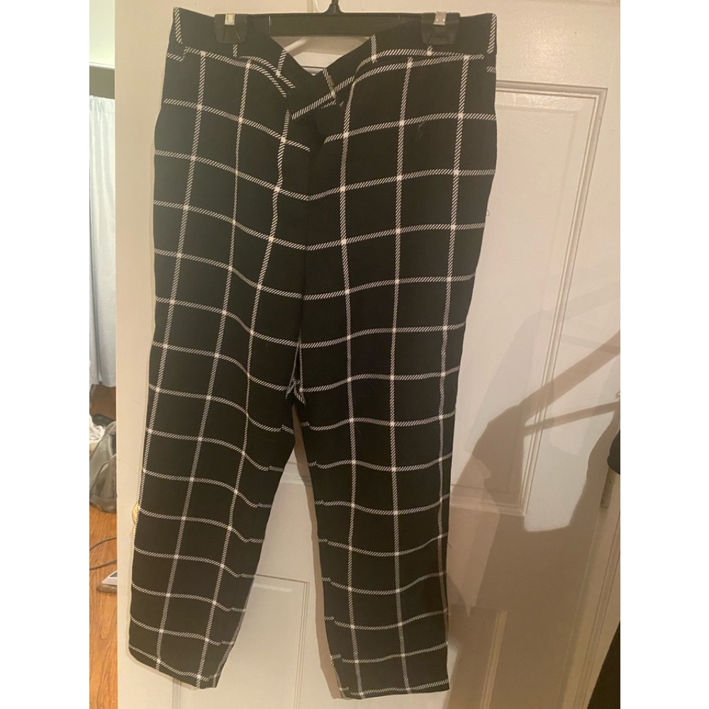 ASOS window pane pattern pants size 12